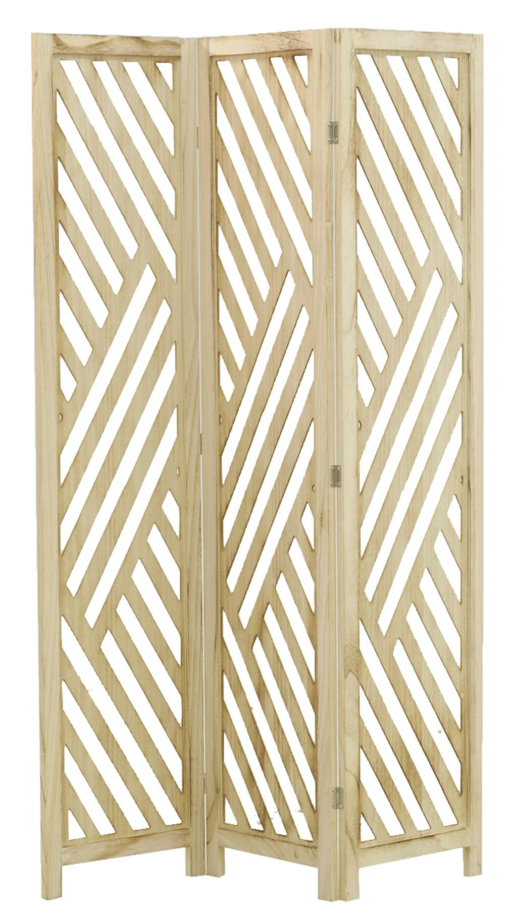 - Paravent en bois naturel