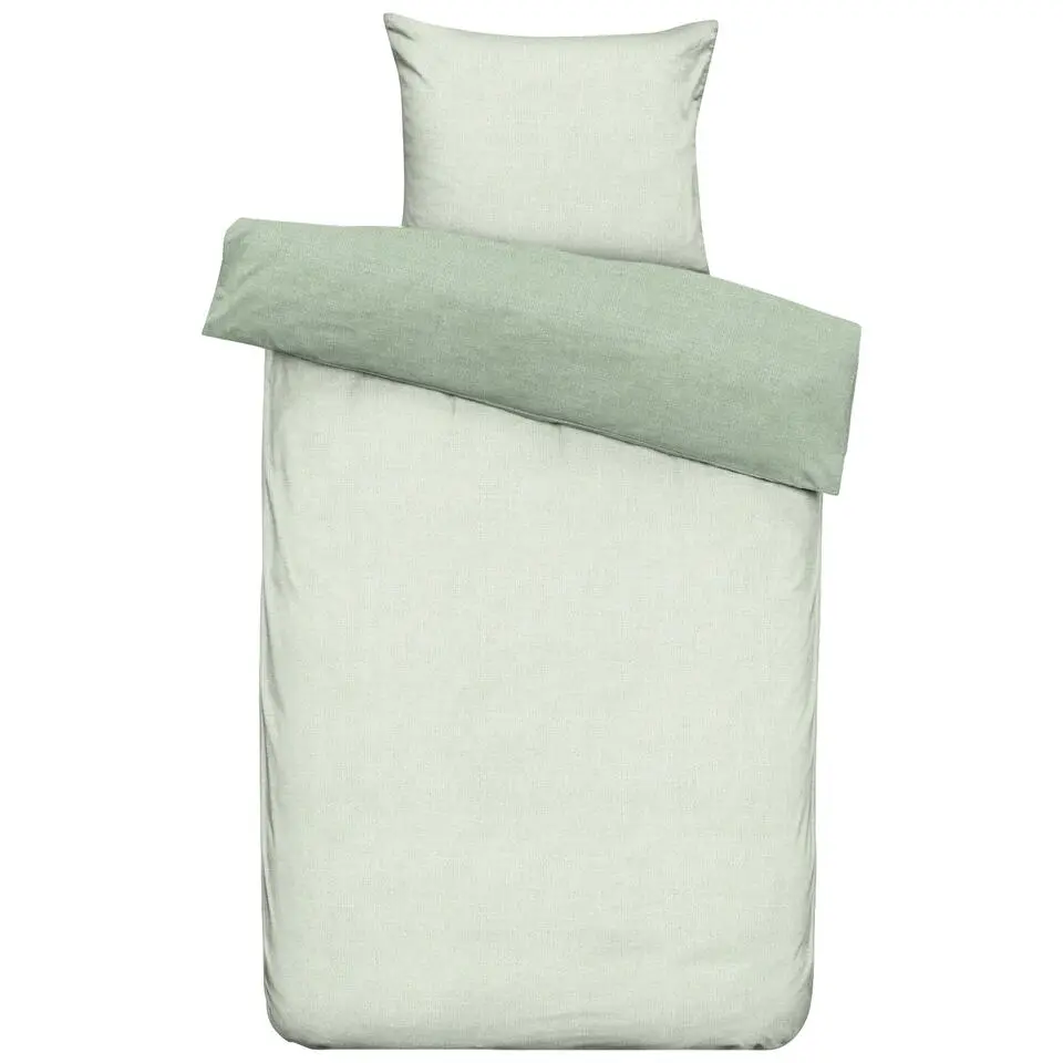Dekbedovertrek Steve - groen - 140x200 cm