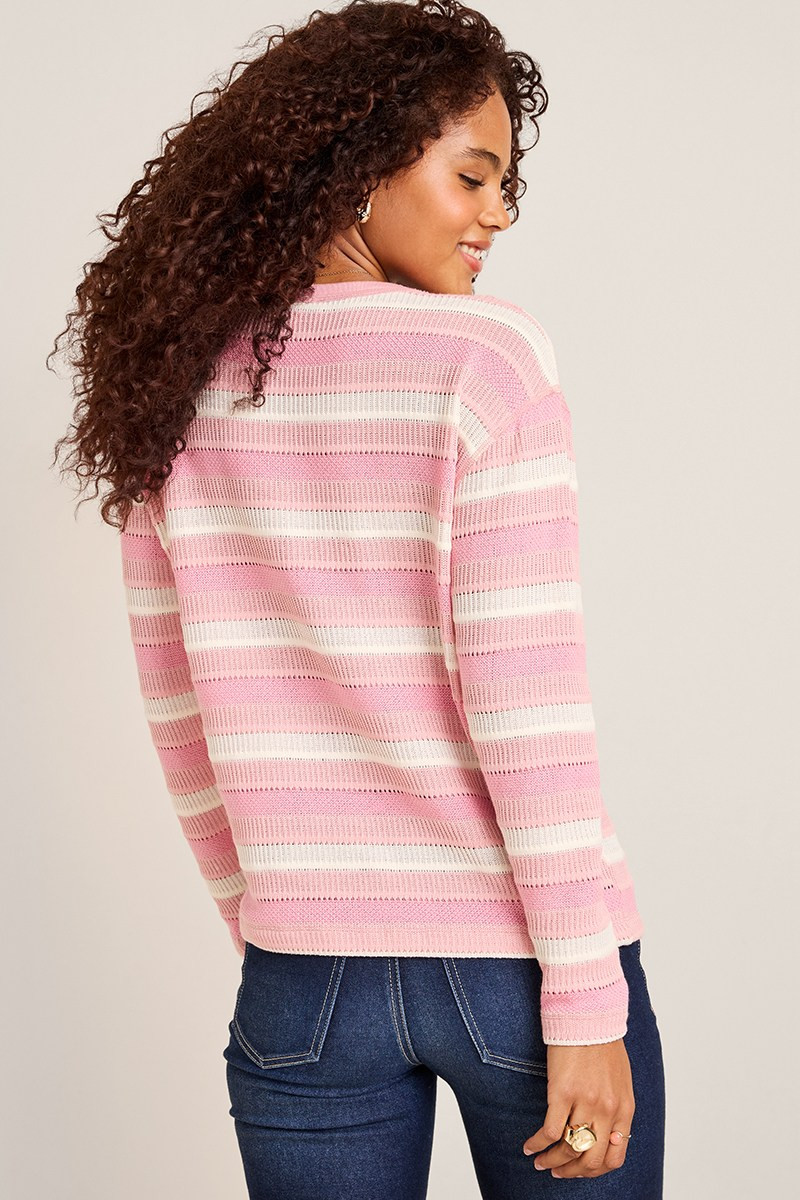 Anne Striped Dolman Top