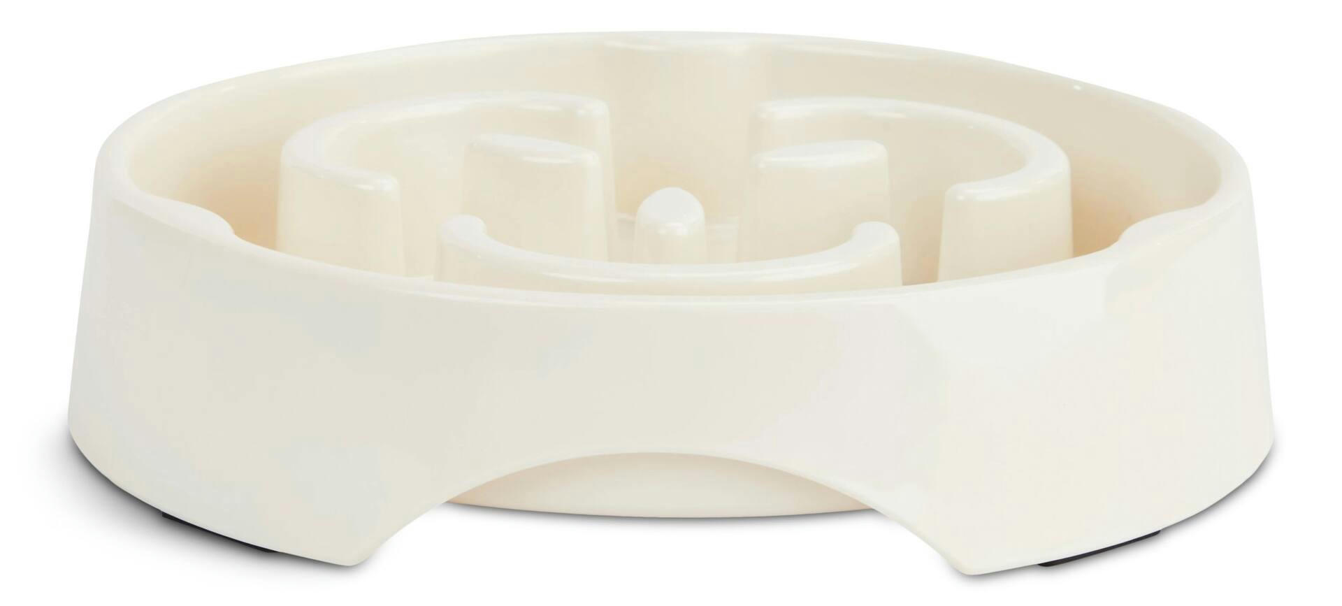 Petco White Slow Feeder Dog Bowl, 1.6-cup