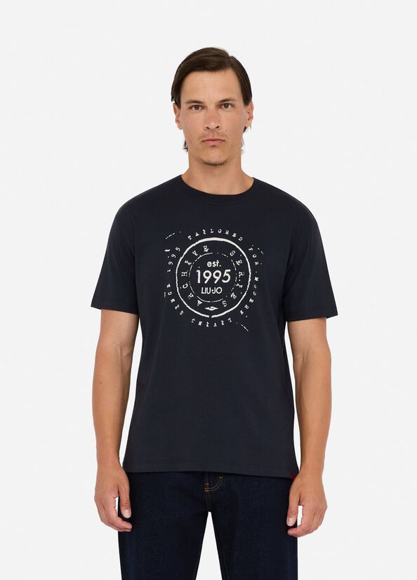 T-shirt in cotone con stampa