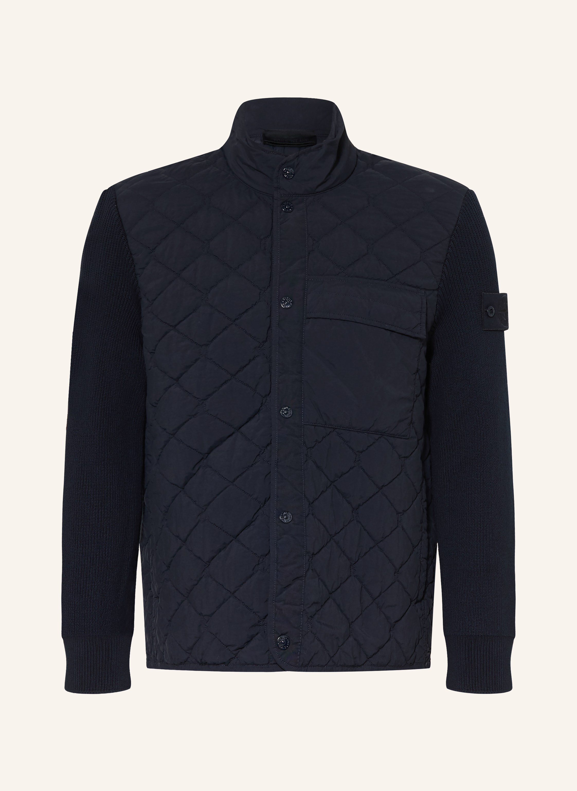 STONE ISLAND Steppjacke GHOST im Materialmix