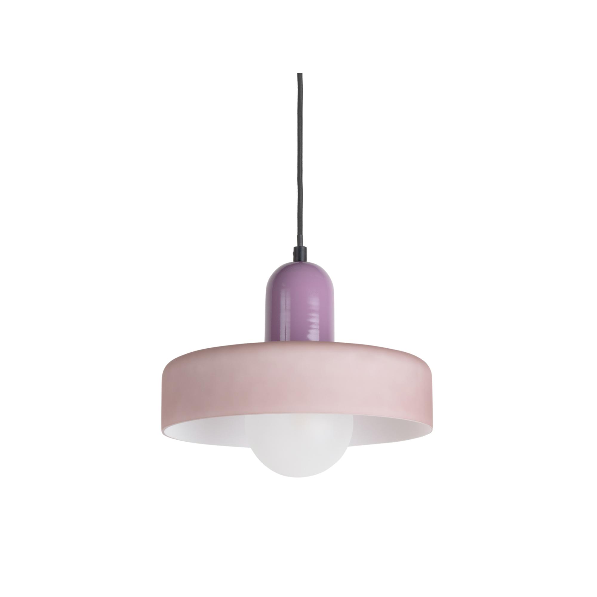 Leitmotiv hanglamp Opaco Grato - paars - Ø25cm