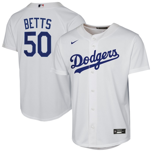 Mookie Betts Los Angeles Dodgers Nike Youth Home Replica Player Jersey - White