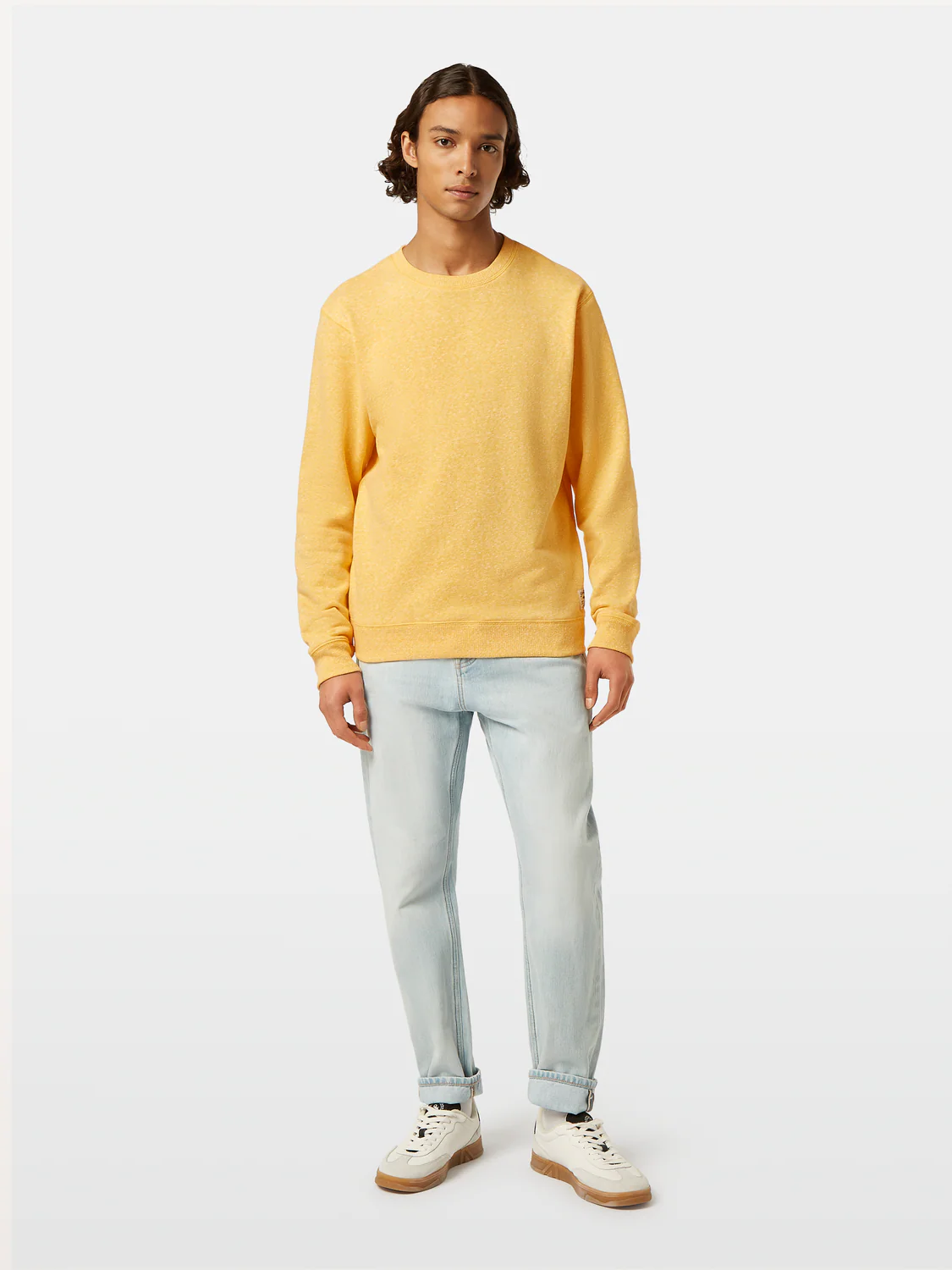 Regular-Fit Melange Sweatshirt