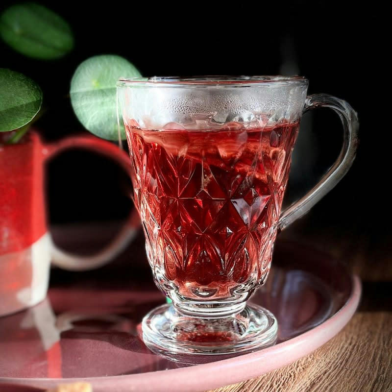 LOT DE 6 MUGS, LYONNAIS - Mug  en verre transparent - lot de 6