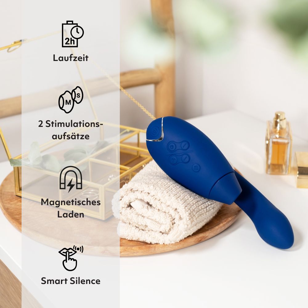 DUO 2 - Der fortgeschrittene Dual-Stimulator für Klitoris und G-Punkt