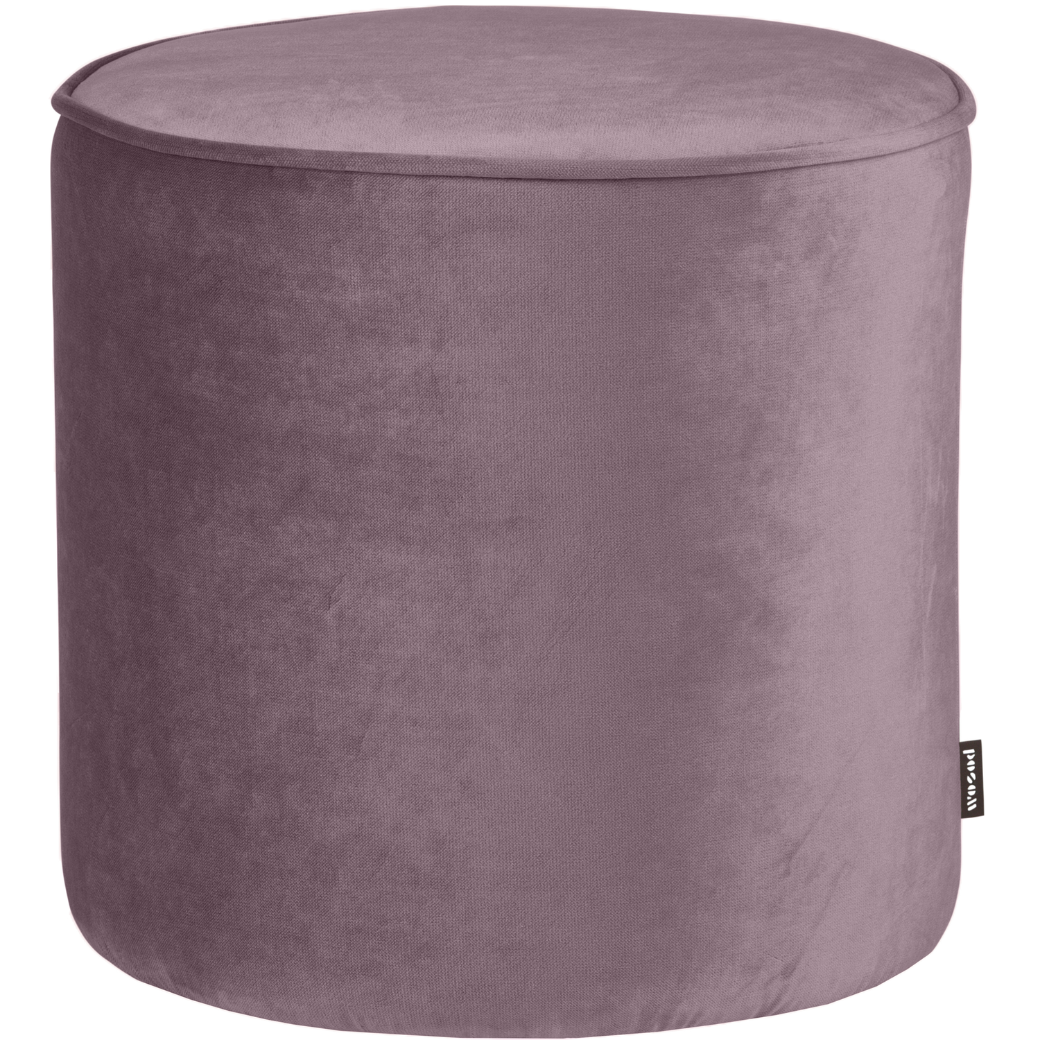 WOOOD poef hoog Sara - Velvet - Warm Lila - 46x46x46