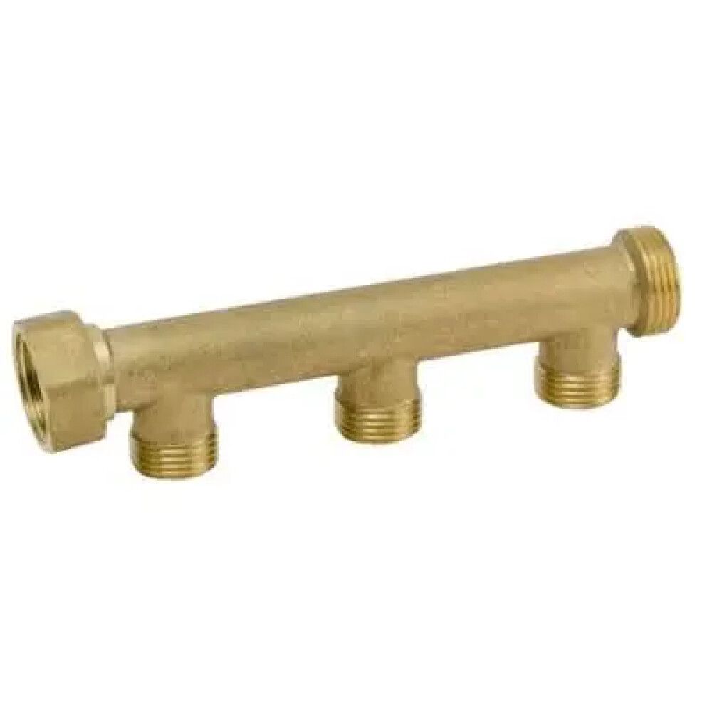 FORDELER MED 3 STK ½” UTTAK MESSING