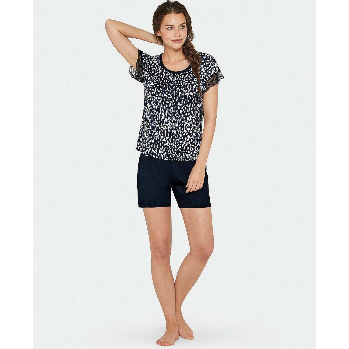 Pyjashort en lyocell Oceania