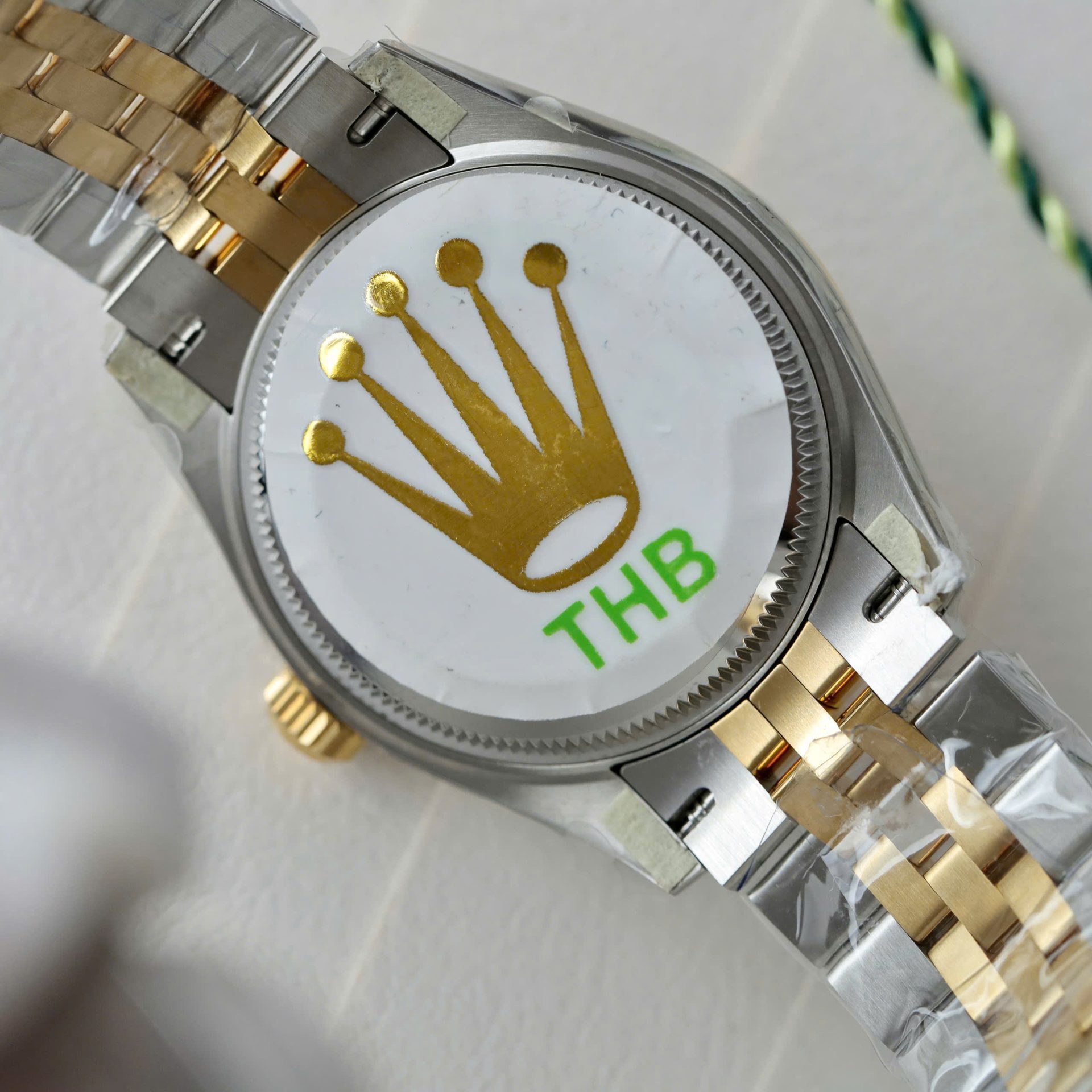 Rolex Datejust 278273 SS/YG Plated Champagne Dial CZ Diamonds 31mm Jub THBF Replica