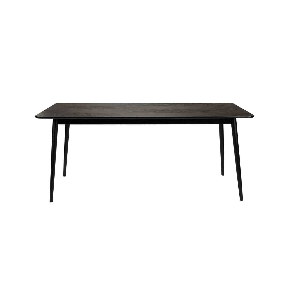 Housecraft Living Fabio Eettafel Visgraat Hout 180x90 cm Zwart