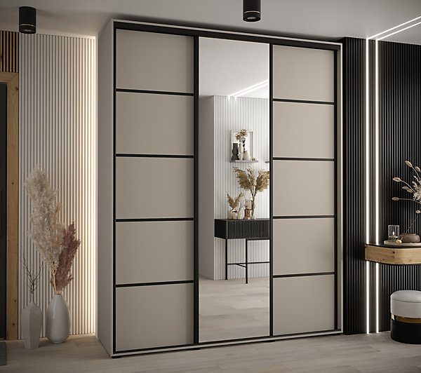 Armoire Dakota 5 a portes coulissantes 200/45/235,3portes