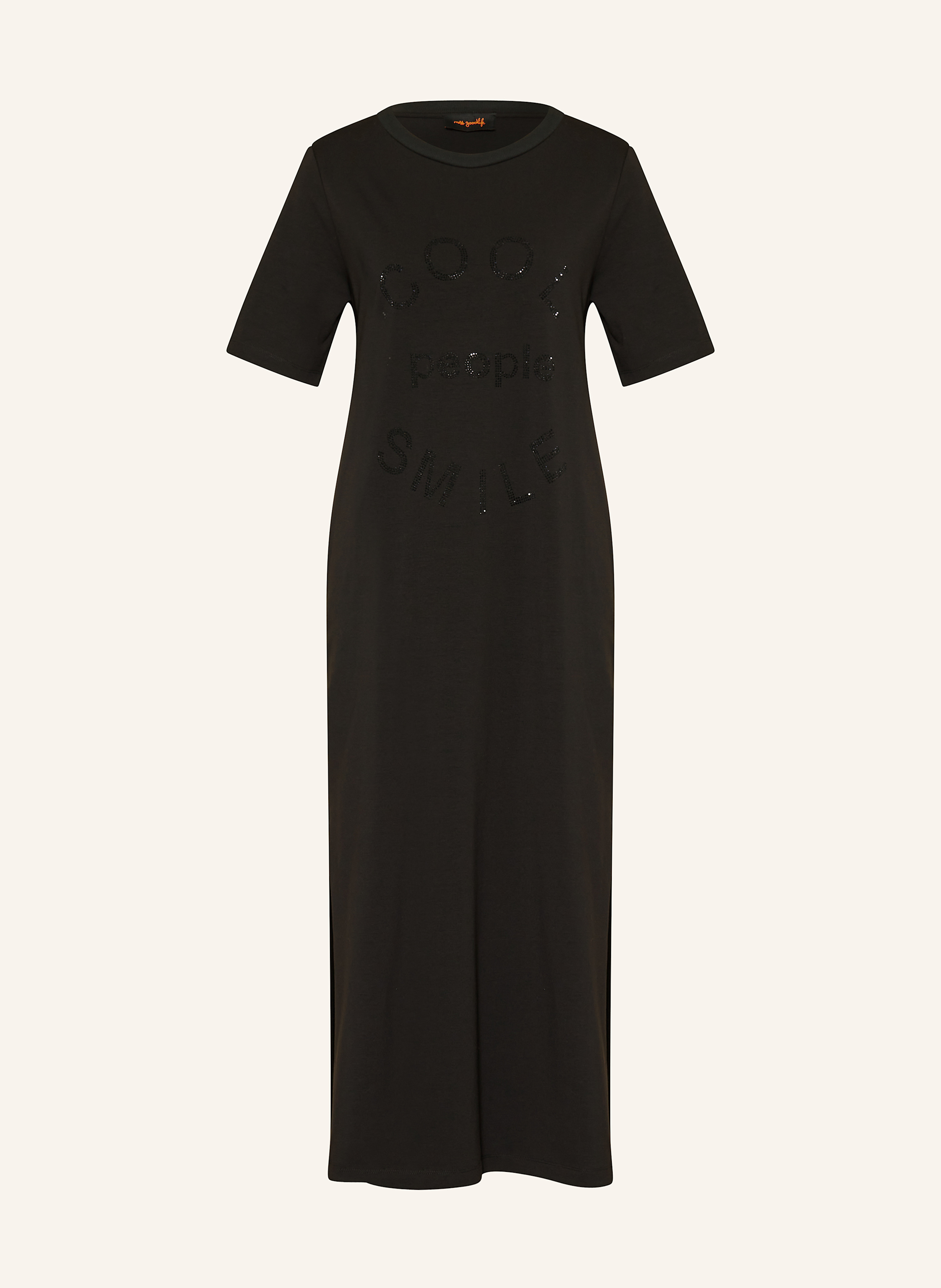 miss goodlife Jerseykleid mit Schmucksteinen