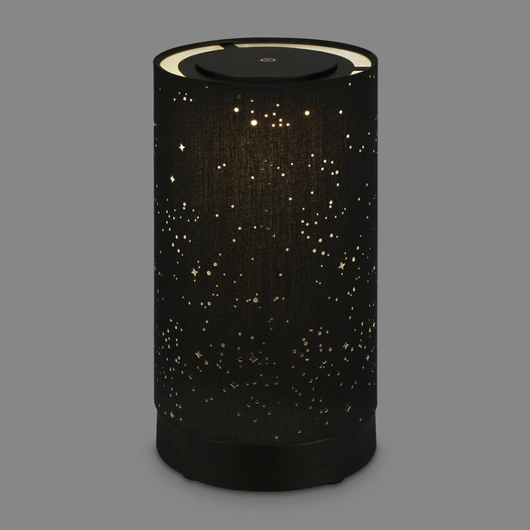 Tischleuchte »LONI«, ØxH: 12,5 x 24,5 cm, 3 W, Kunststoff/Stoff