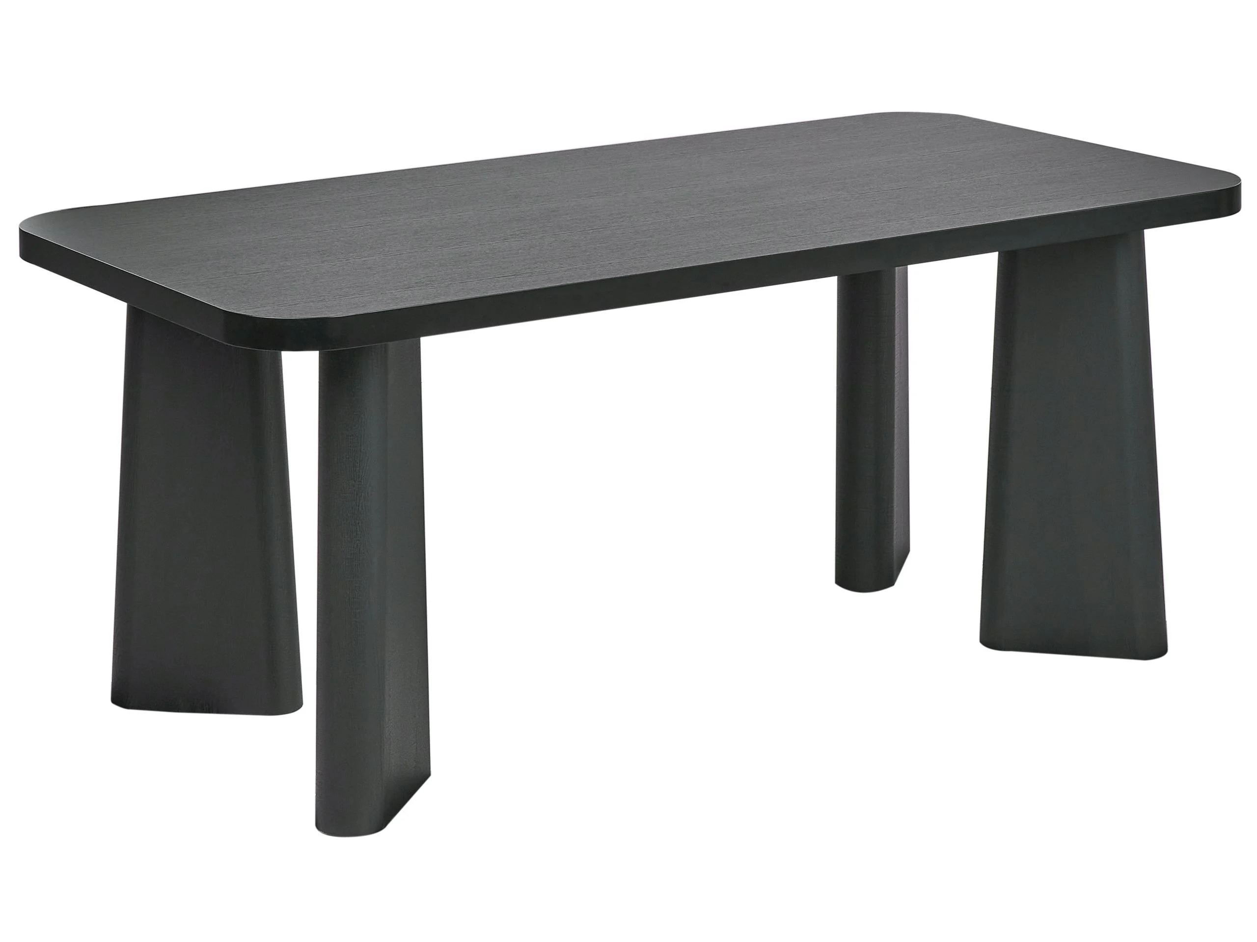 Stół do jadalni minimalistyczny na 4-6 osób czarny