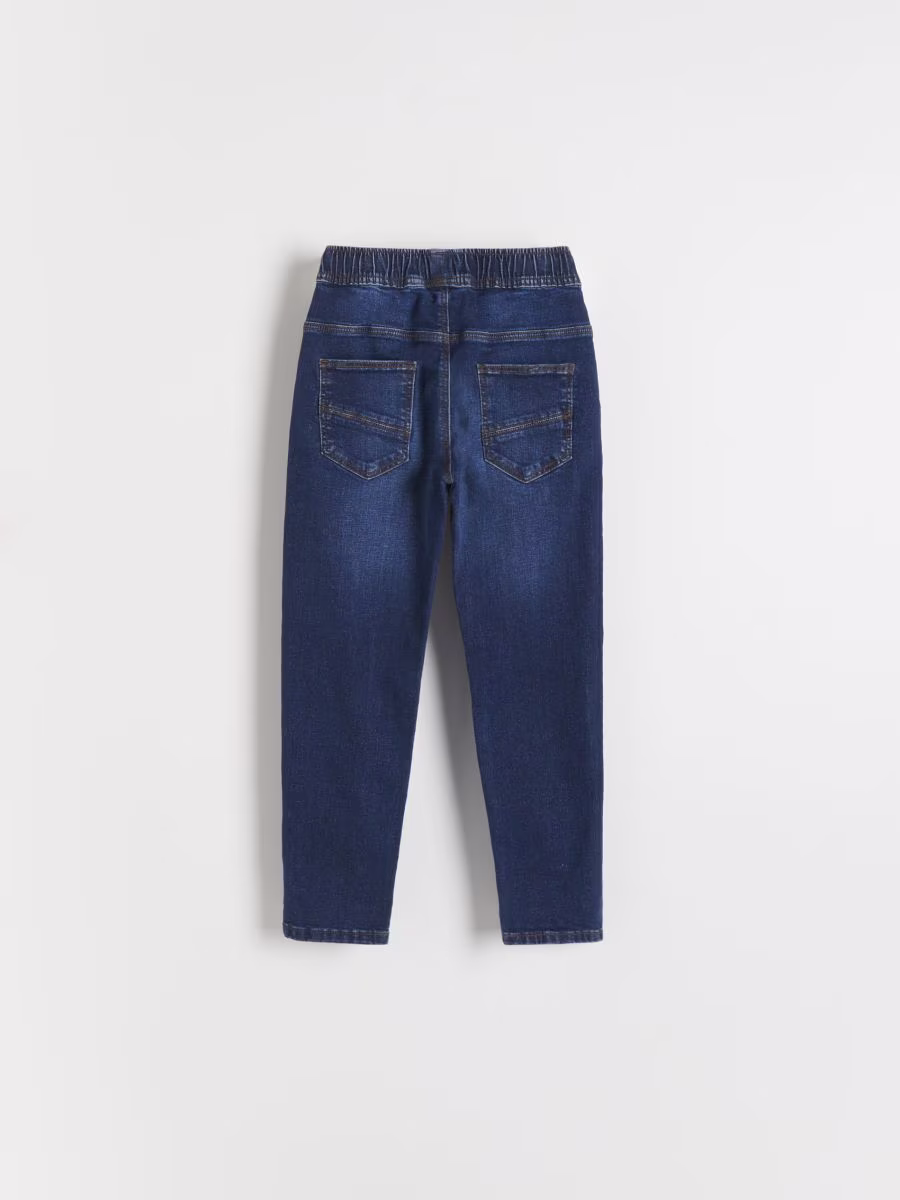 Elastic Carrot Jeans