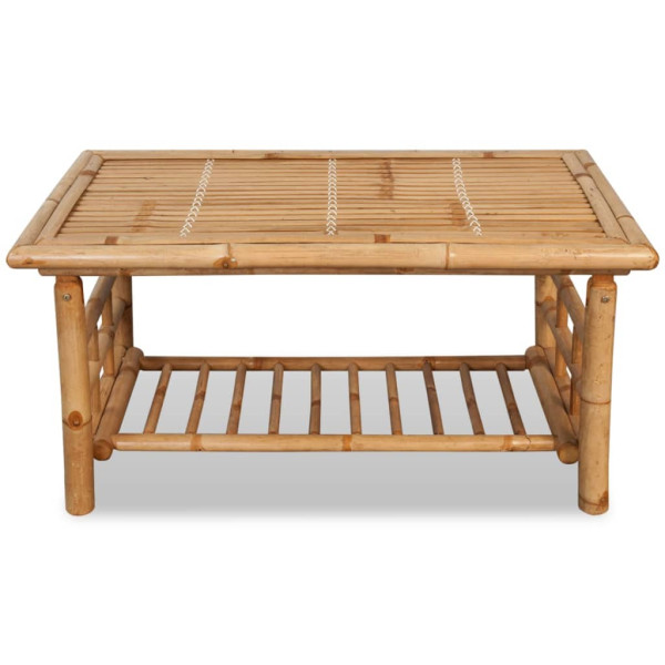 Stolik kawowy Brąz 90 x 50 x 45 cm Bambus vidaXL