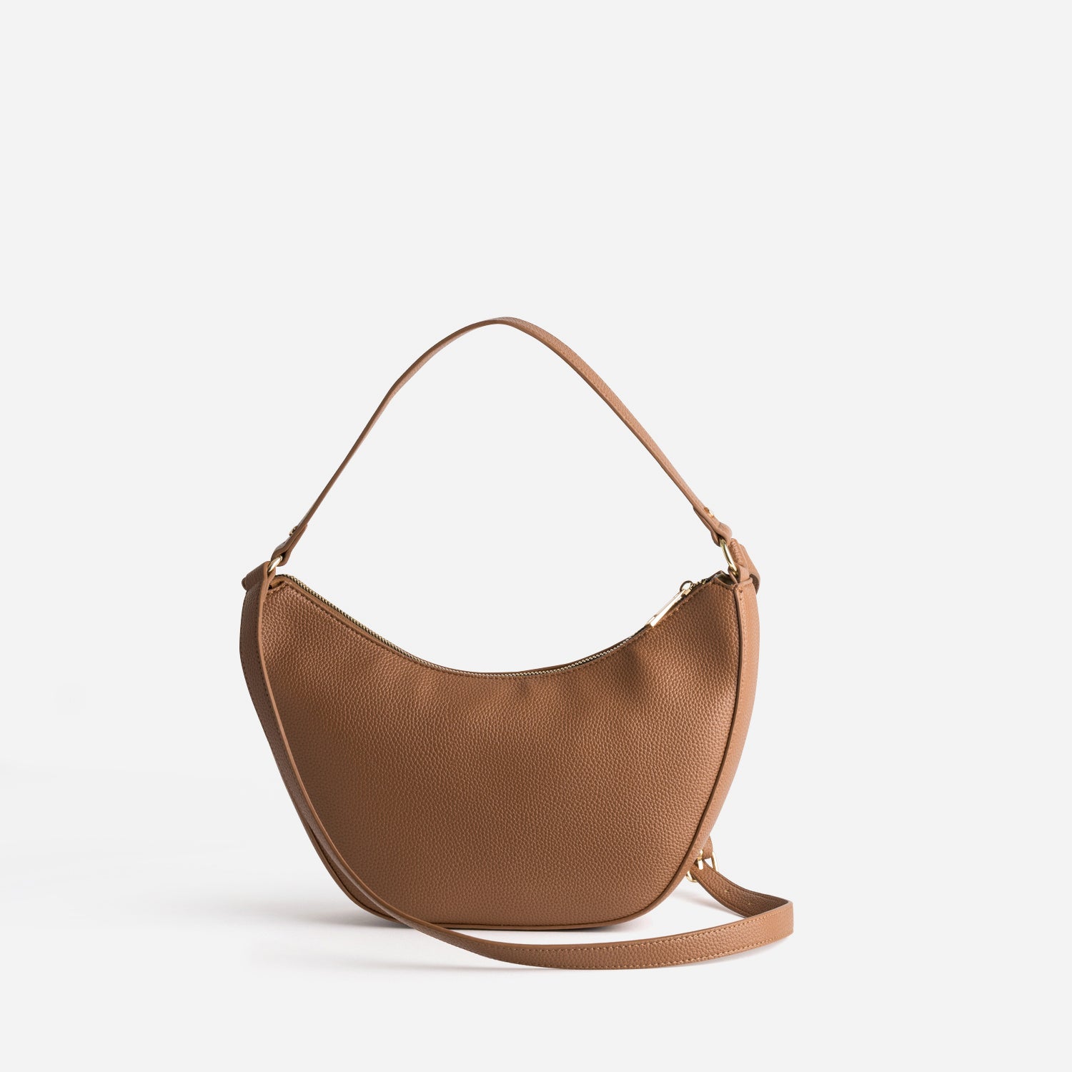 Sac à main camel barrette métal