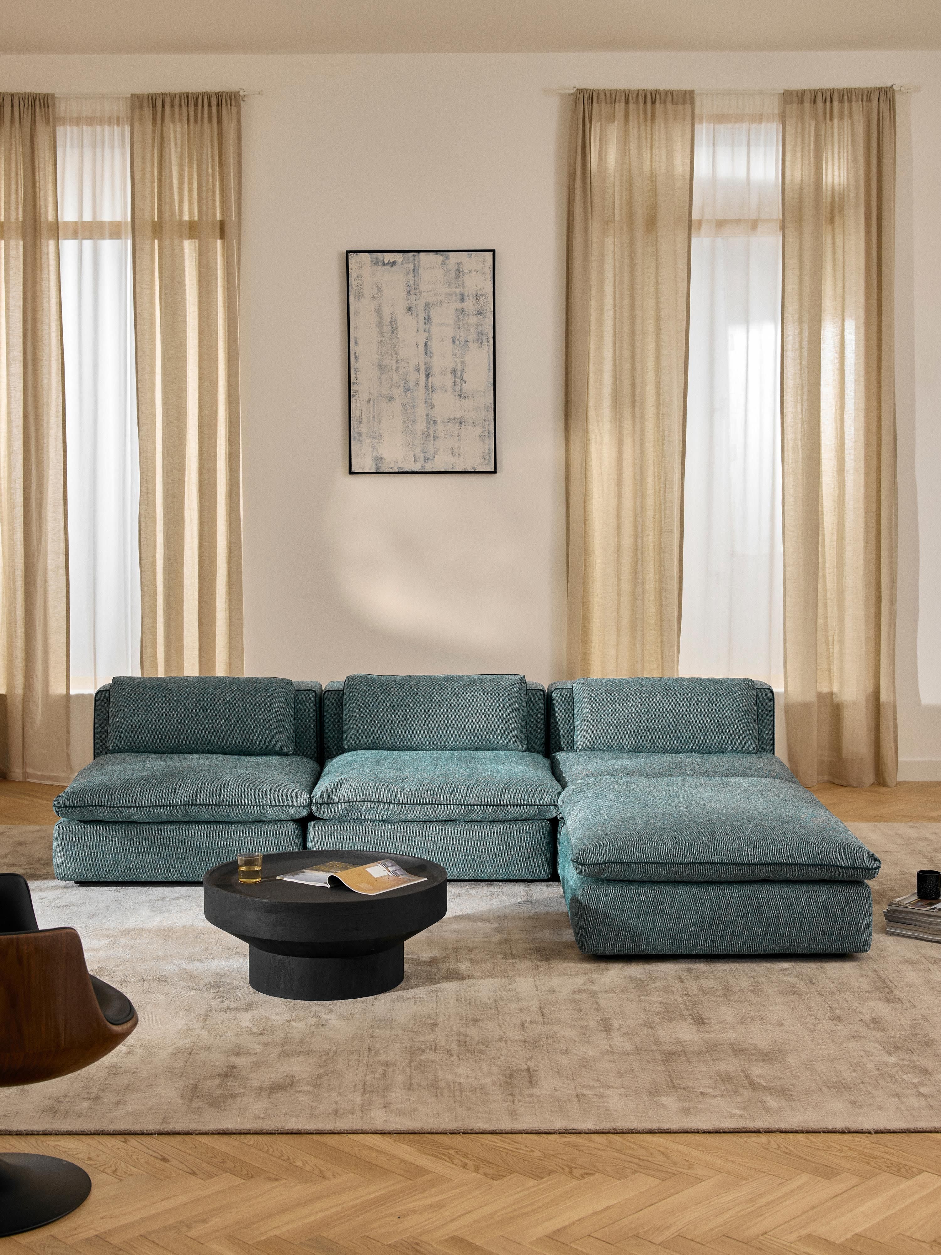 Modulares Sofa Felix mit Hocker (links/rechts)