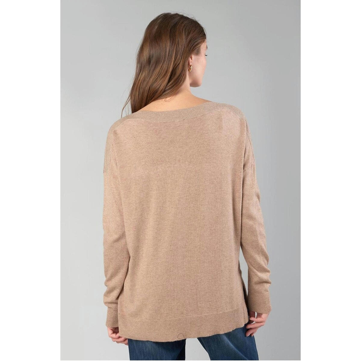 Pull col bateau en fine maille