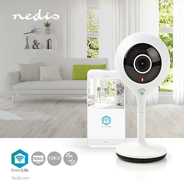 Caméra Intérieure SmartLife Wi-Fi Full HD 1080p IP Intelligente NEDIS
