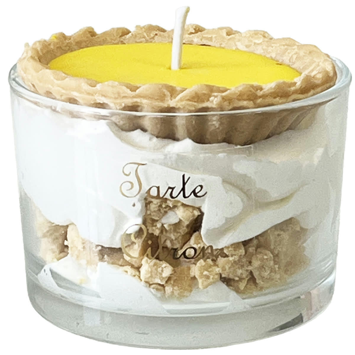 - Bougie parfumée tartelette au citron