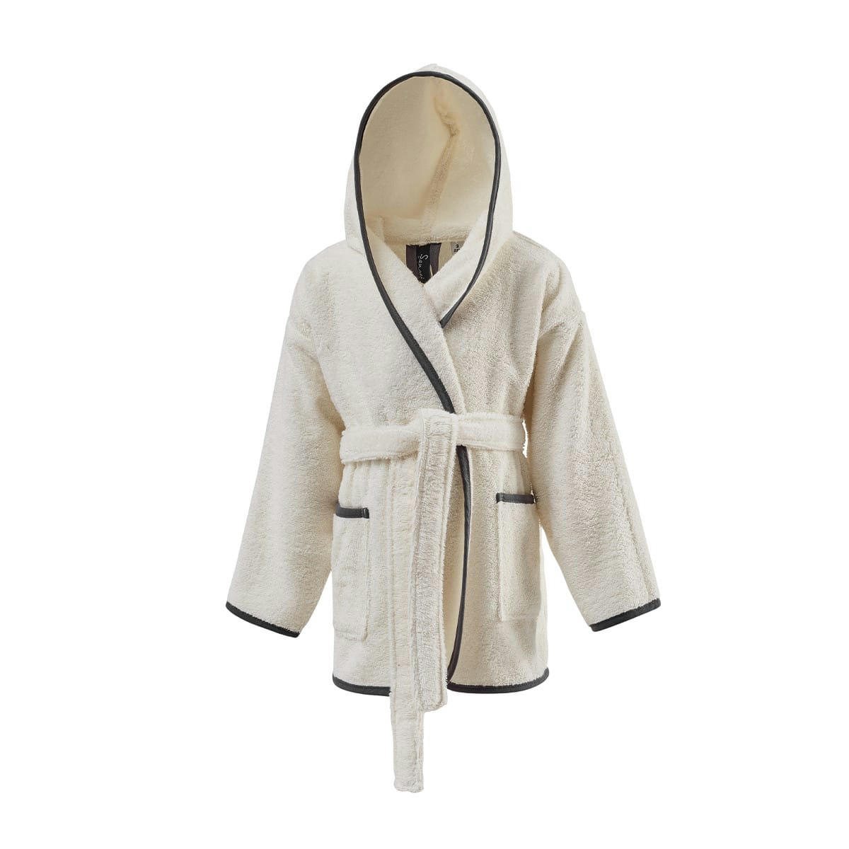 BABY JUNGLE - Peignoir de bain enfant 450 g/m²  ecru 06 ans