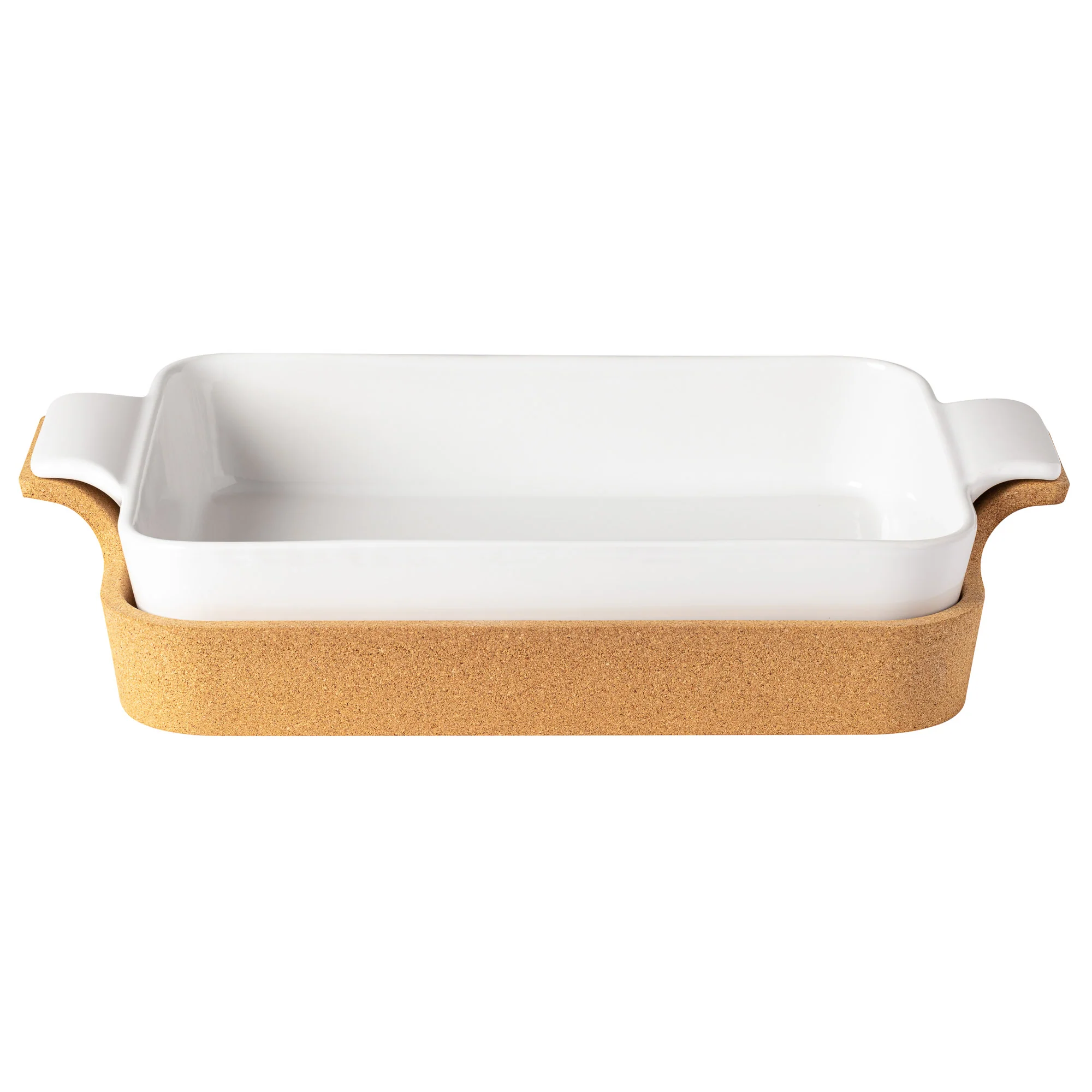Gift Rectangular Baker with Cork Tray Ensemble, Casafina by COSTA NOVA