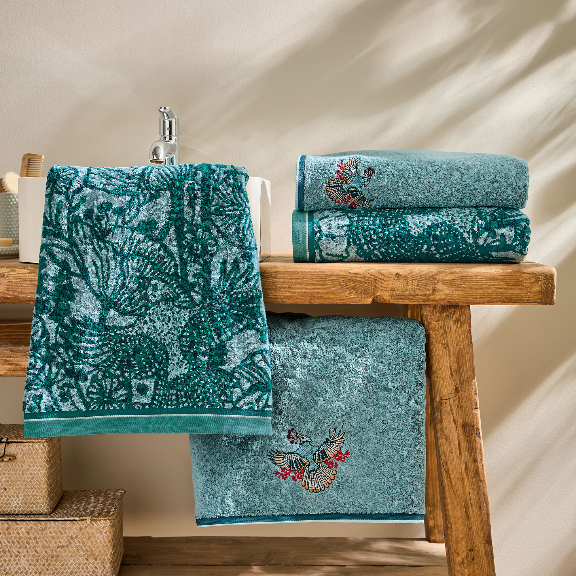 Lot de 2 gants jacquardNature précieuse