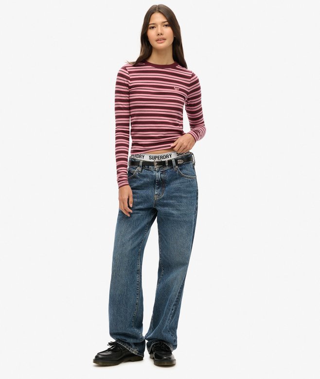 Stripe Long Sleeve Top