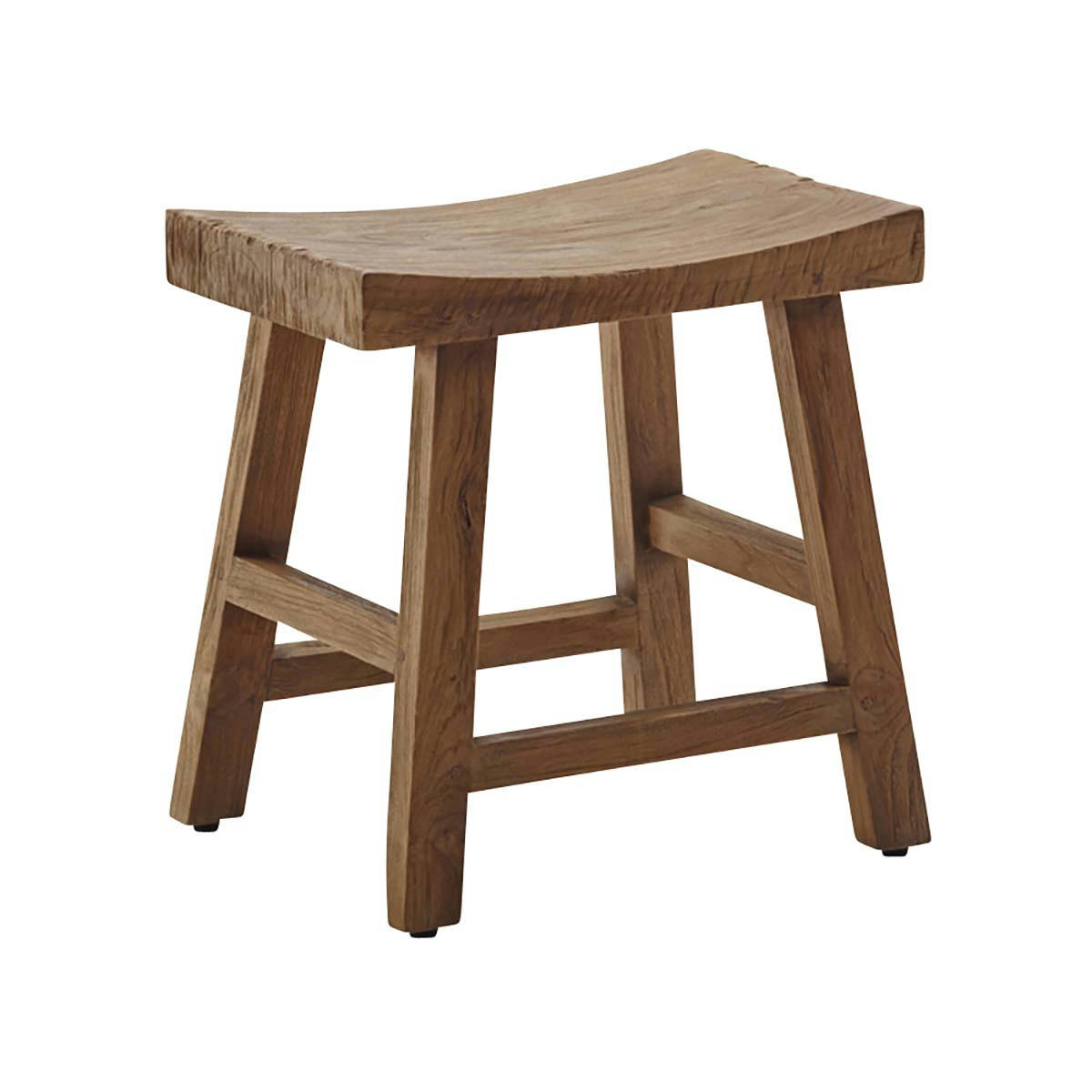 CHARLES - Tabouret en teck 49cm