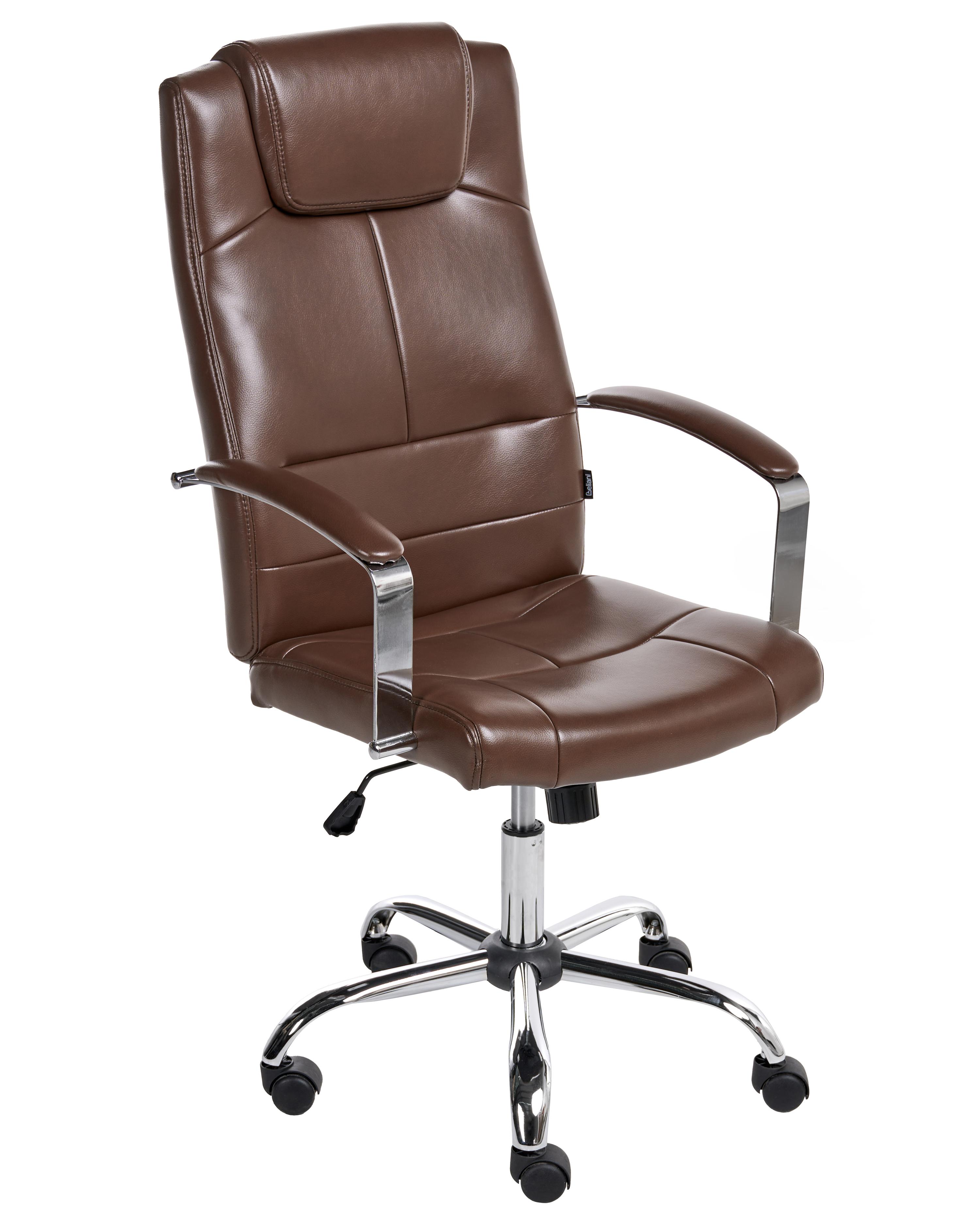 Executive Chair WINNER Faux Leather Brown