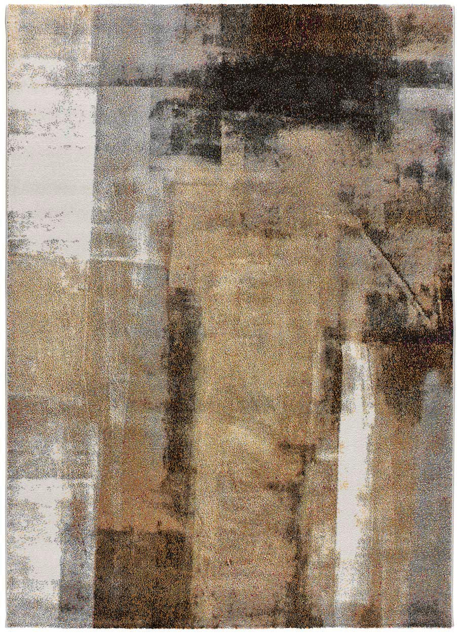 FUSION - Tapis à motifs abstraits multicolores, 080X150 cm