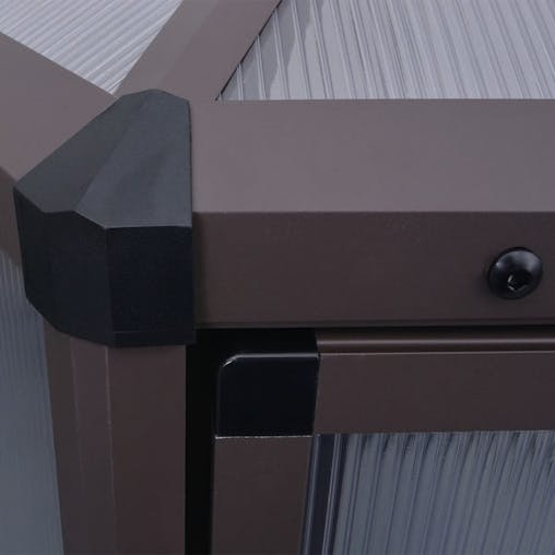 NNEVL Greenhouse Aluminium 240x211x232 cm