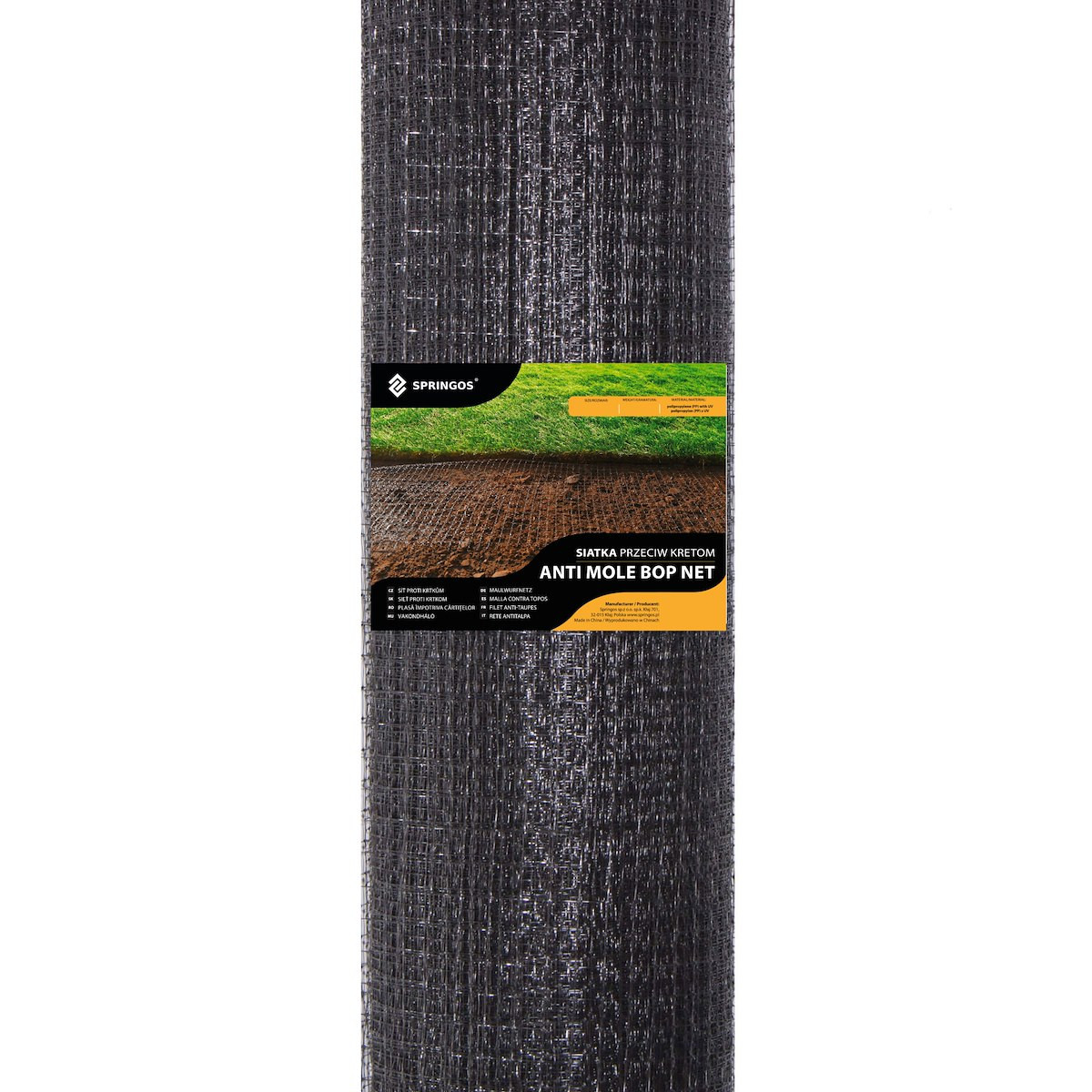 Siatka na krety 2x50 m przeciw kretom, nornicom 45g/m2