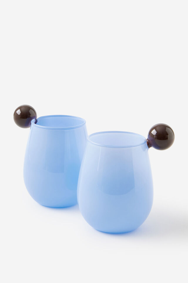 Bulbous Set Of 2 Tumblers