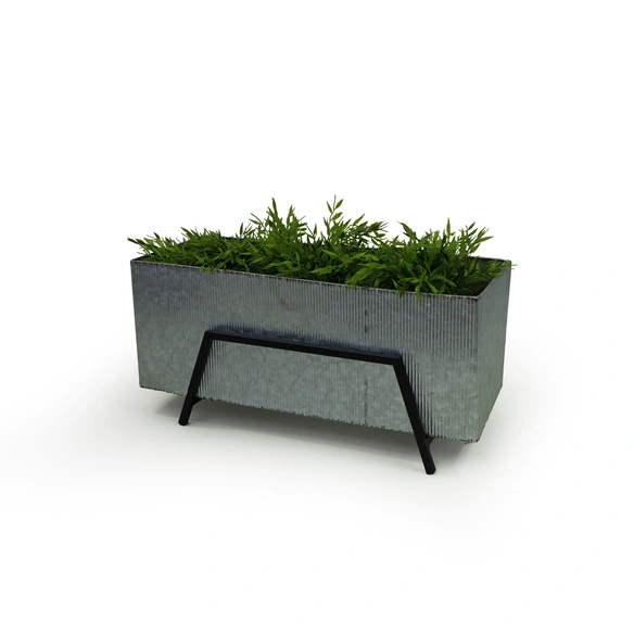 Pflanzkästen-Set, BxH: 28 x 57 cm, rechteckig, Metall