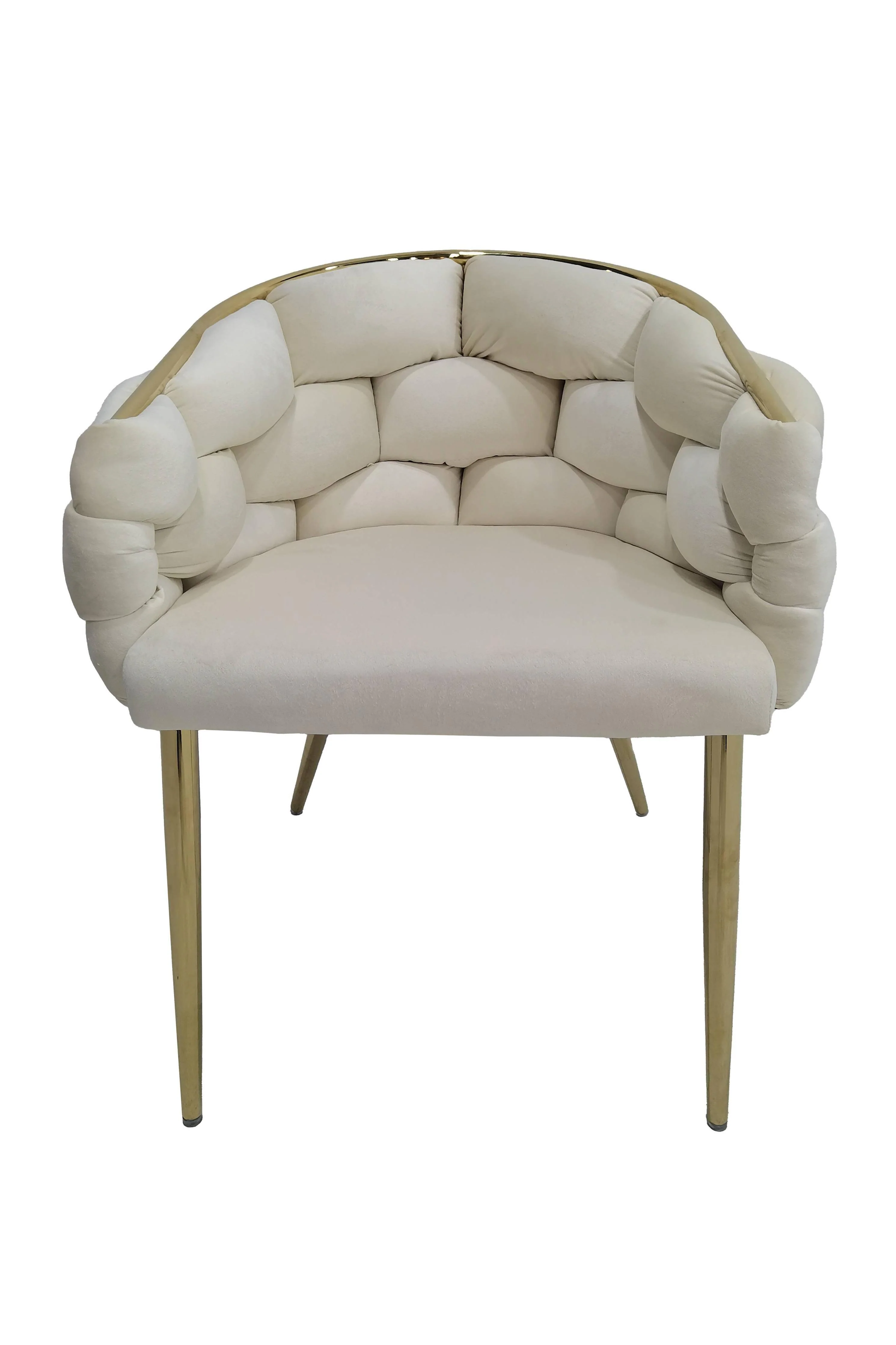 Set van 2 eetkamerstoelen Grace velvet