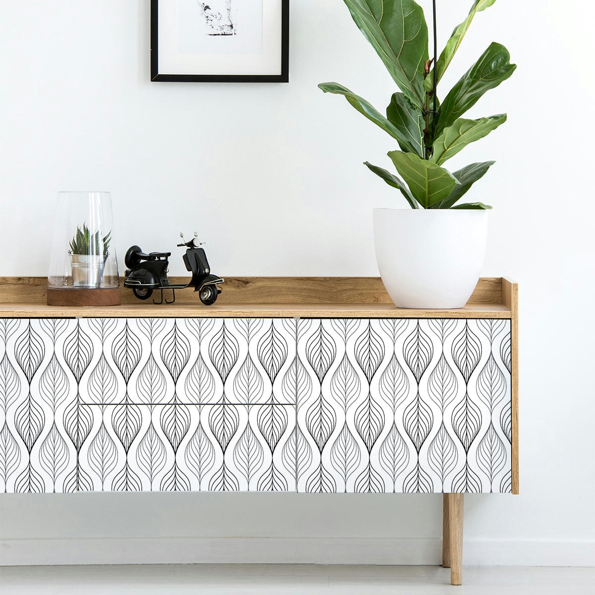 - Sticker meuble scandinave gustasd 60x90cm