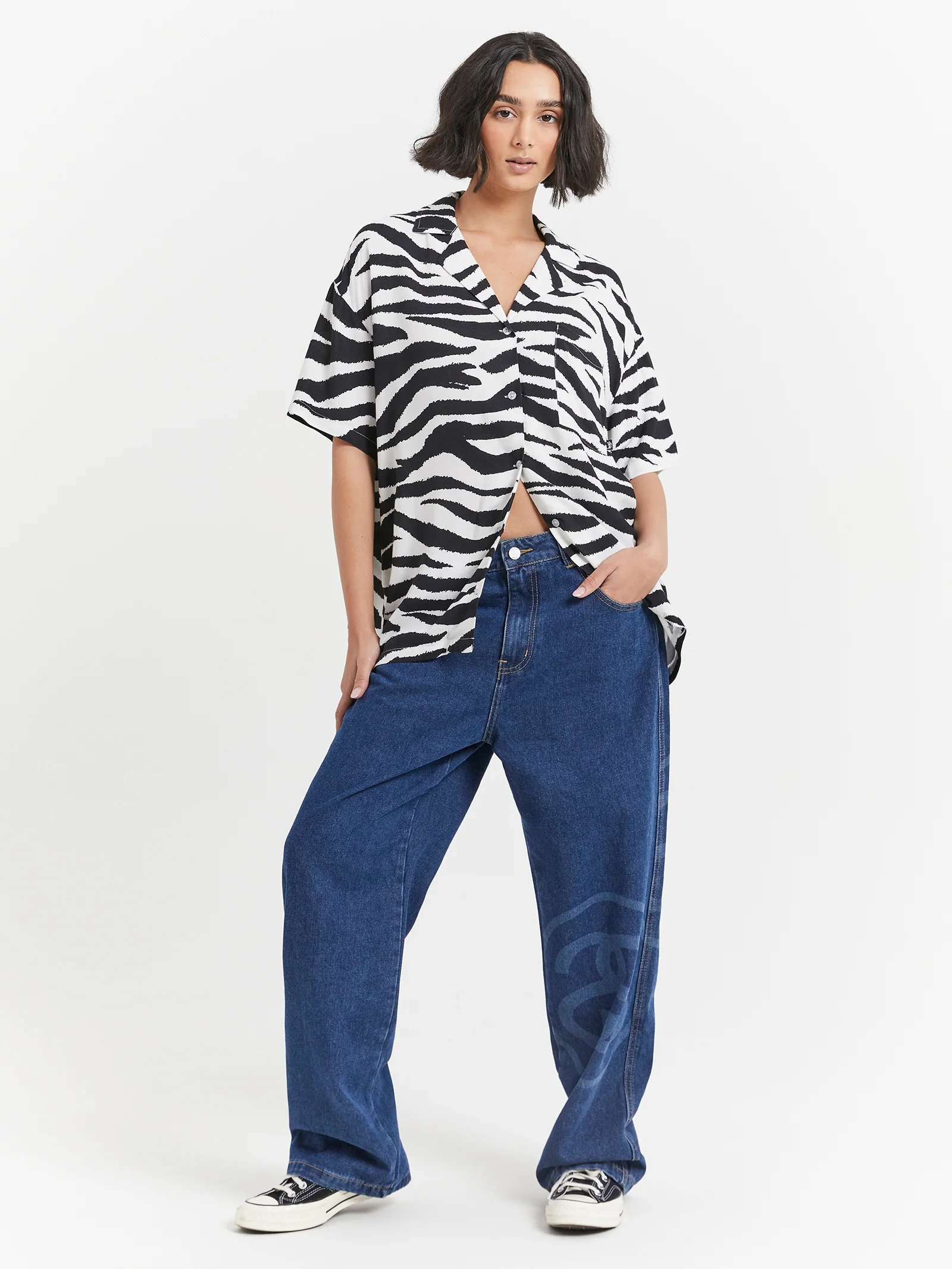 Zebra Oversized Shirt