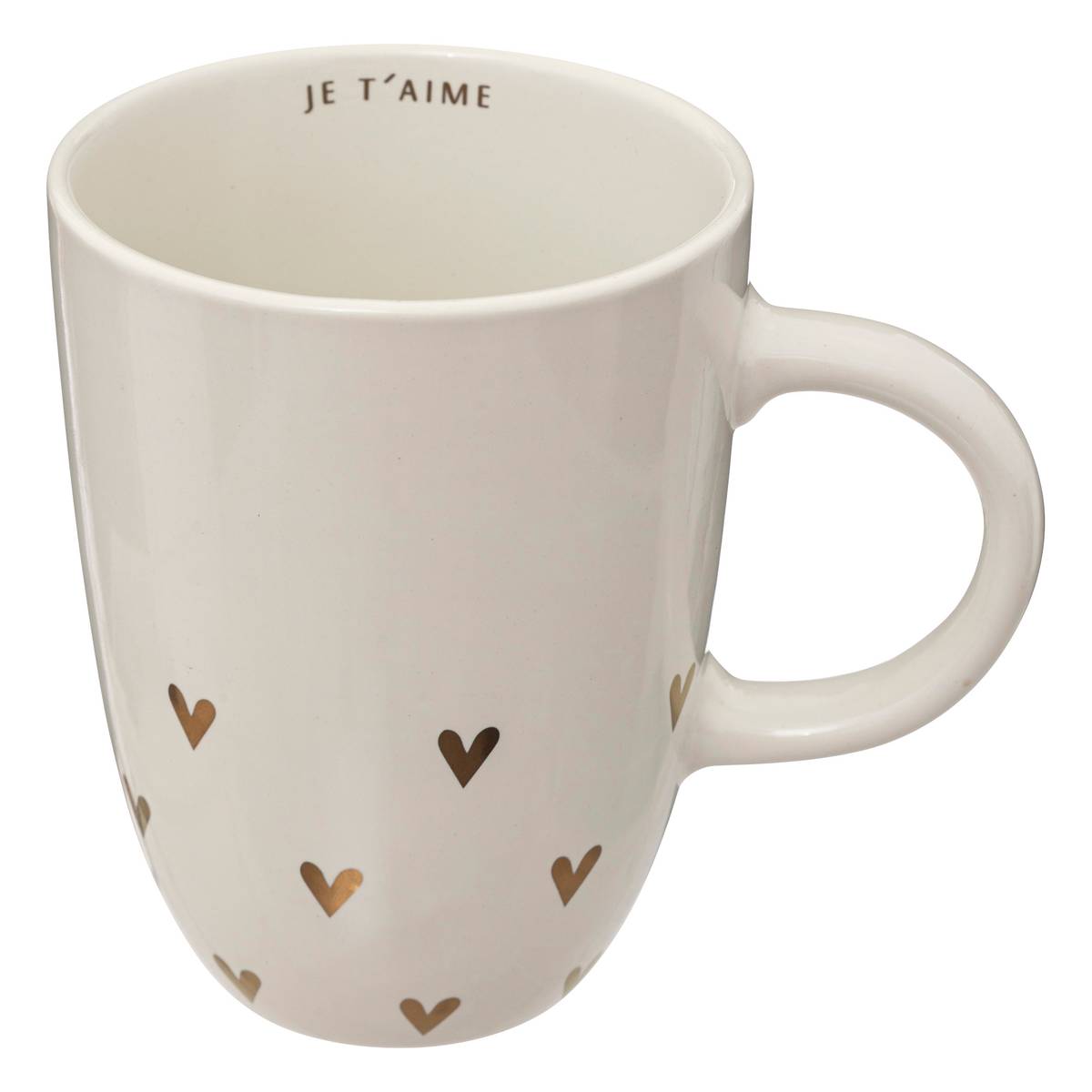 Mug "The Floral" 440 ml, Warm White