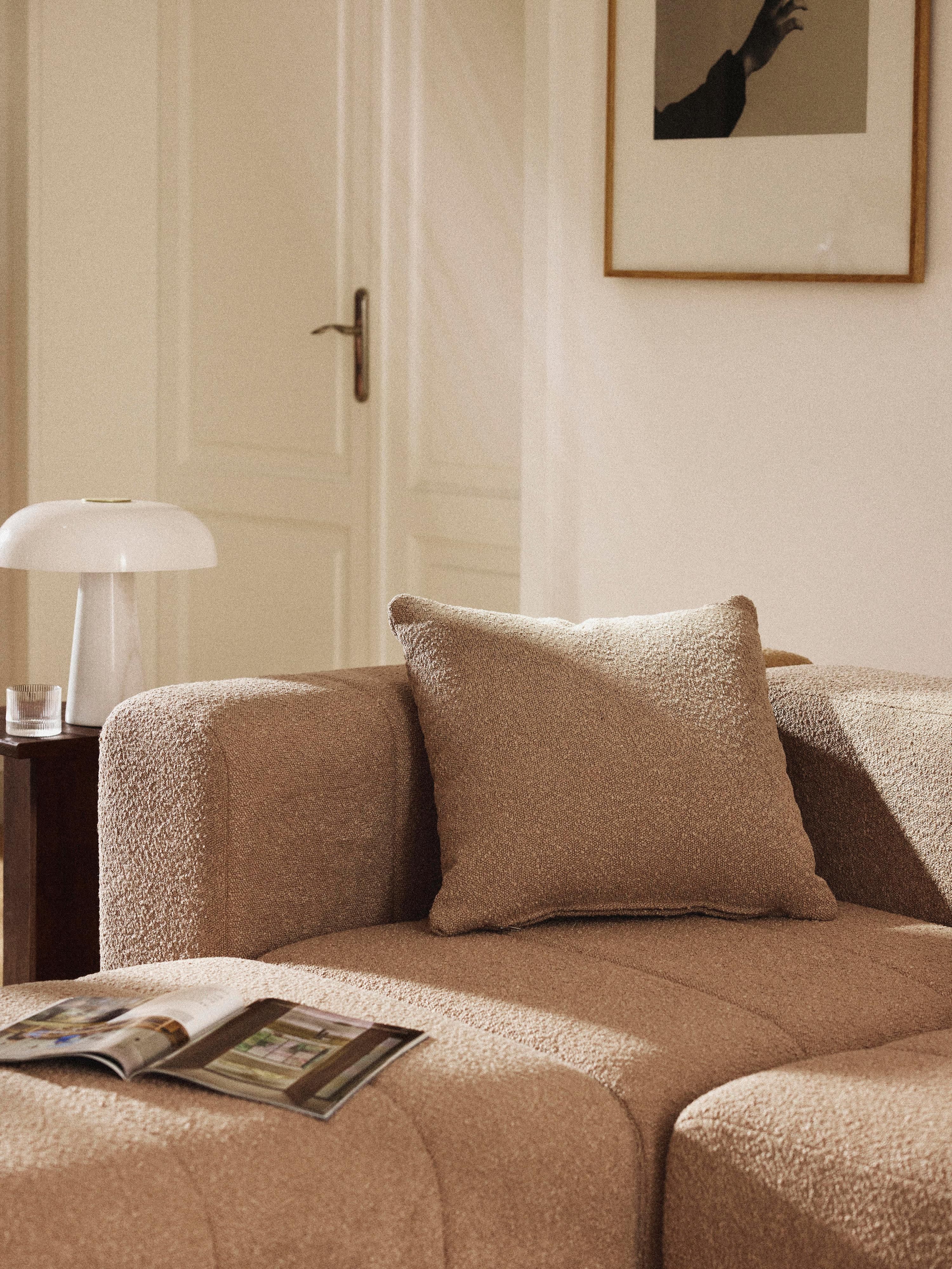 Bouclé-Sofa-Kissen Lena