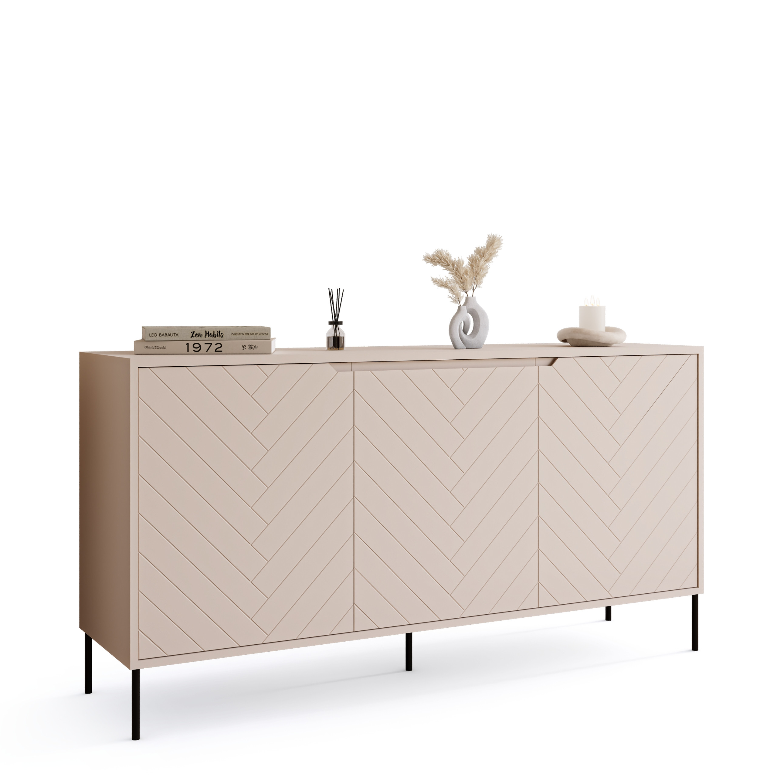 Trzydrzwiowa komoda 150 cm do salonu MIVIO