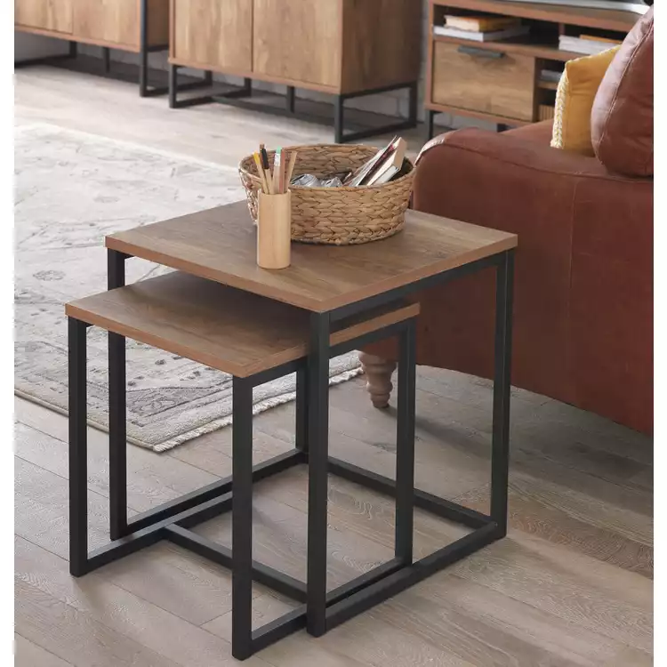 Habitat Nomad Nest of 2 Tables -Natural