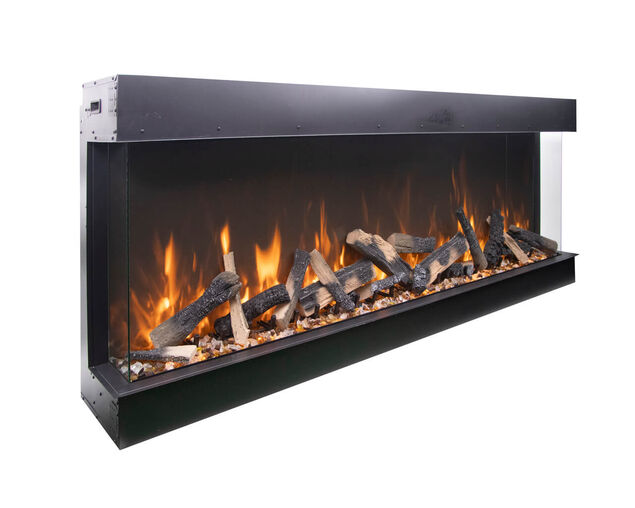 Amantii Smart 40" unit - 14 1/4" in depth 3 sided glass fireplace