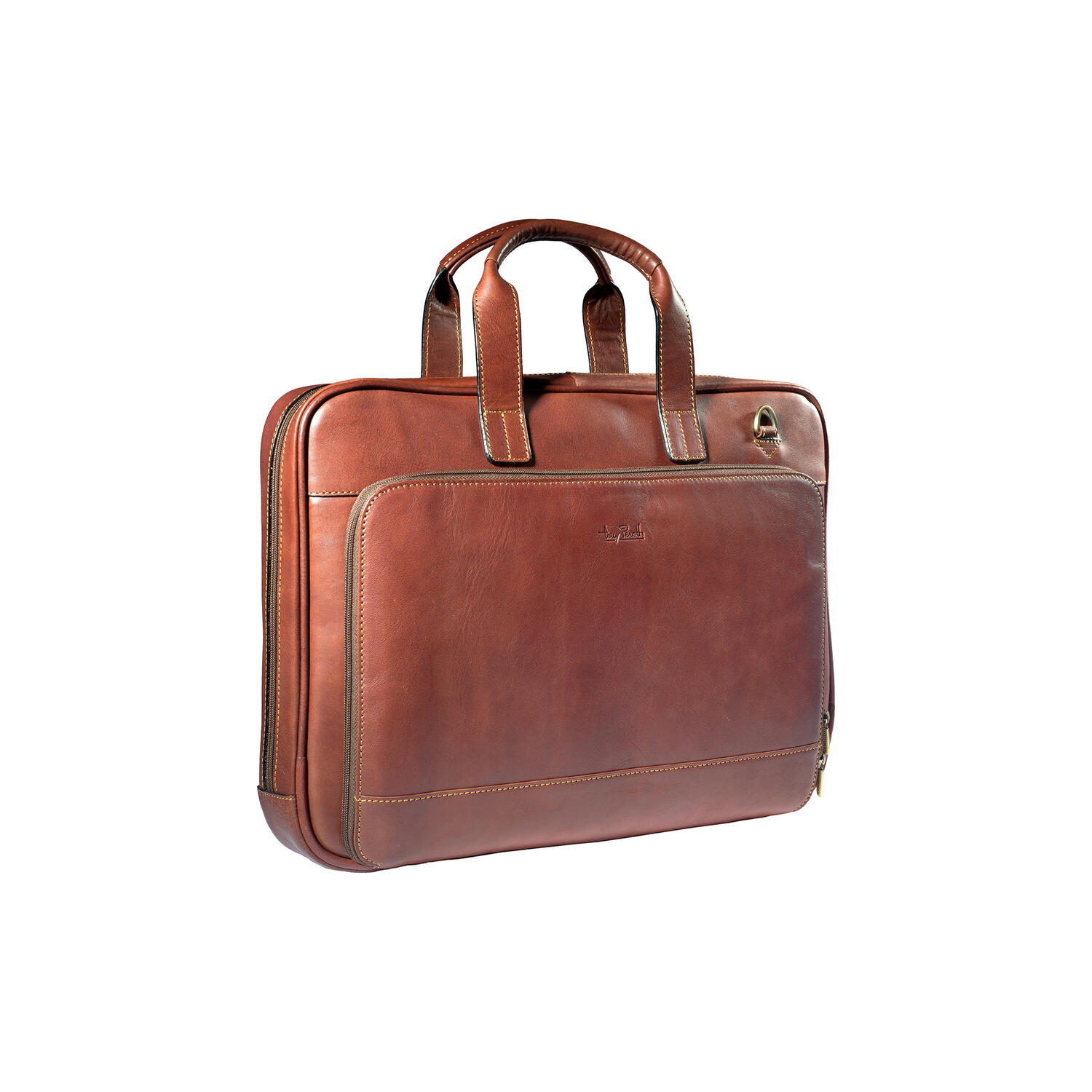 1 Compartment Laptop Bag, dark brown