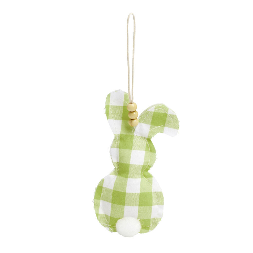 Figurine jute à suspendre déco Pâques 5x1xH18cm