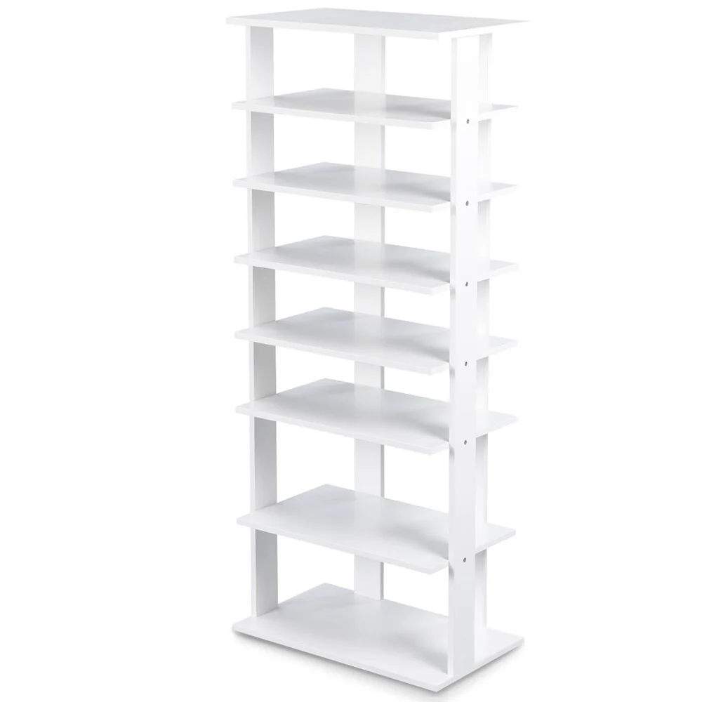 7-Tier Shoe Rack Storage Chest Organizer Free Standing Shelves