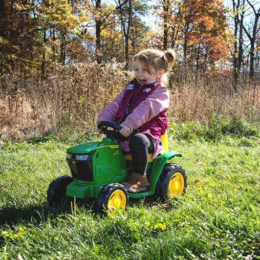 John Deere 6V Battery Operated Mini Tractor 18m